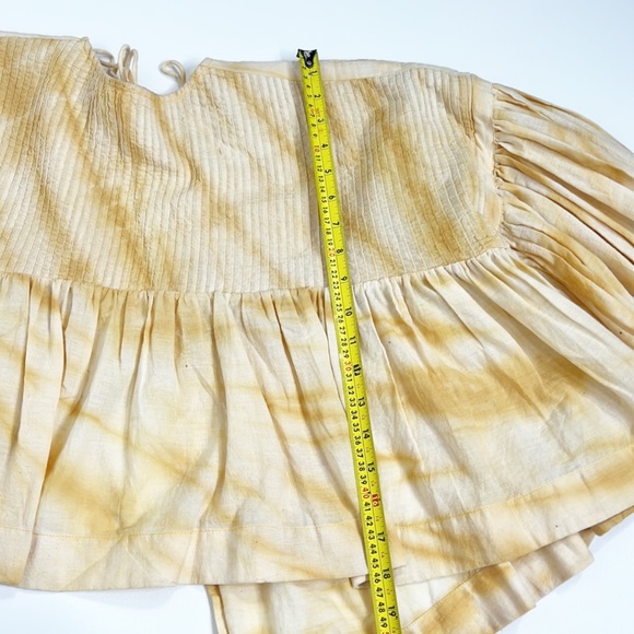 Story mfg. Mon Tie Dye Tie Back Top - Picture 8 of 16